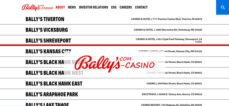 Welcome Bonus Bally Casino 